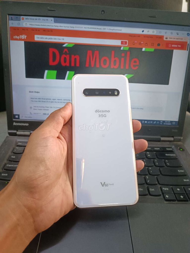 LG V60 THINQ 8GB.128GB PIN 5000 SNAP 865 FULL CN