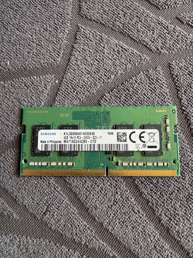 RAM Laptop Samsung 4GB DDR4 2666. Mua bán Linh kiện (RAM, Card...) tại Huyện Hóc Môn Tp Hồ Chí Minh được đăng bởi Đam mê công nghệ hình 1