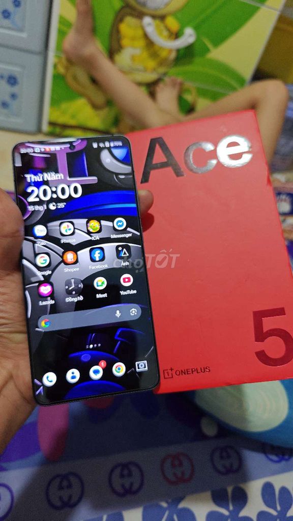OnePlus Ace5 12/ 256GB Xám fullbox bán gl. Mua bán Điện thoại tại Huyện Mỏ Cày Nam Bến Tre được đăng bởi smartphone ngon rẻ hình 1