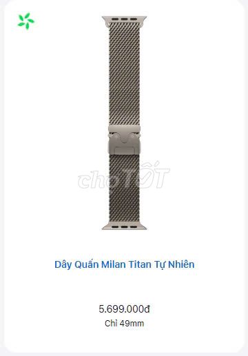 Dây Quấn Milan Titan Tự Nhiên  - Chính hãng Apple