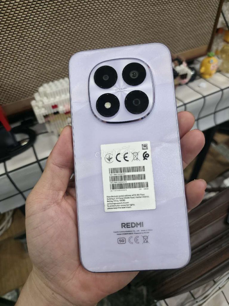 Xiaomi Redmi Note 15 Pro 5G TÍM 8G/256 SẠC 18L. Mua bán Điện thoại tại Quận Tân Phú Tp Hồ Chí Minh được đăng bởi Ngô Minh Mobile  hình 1
