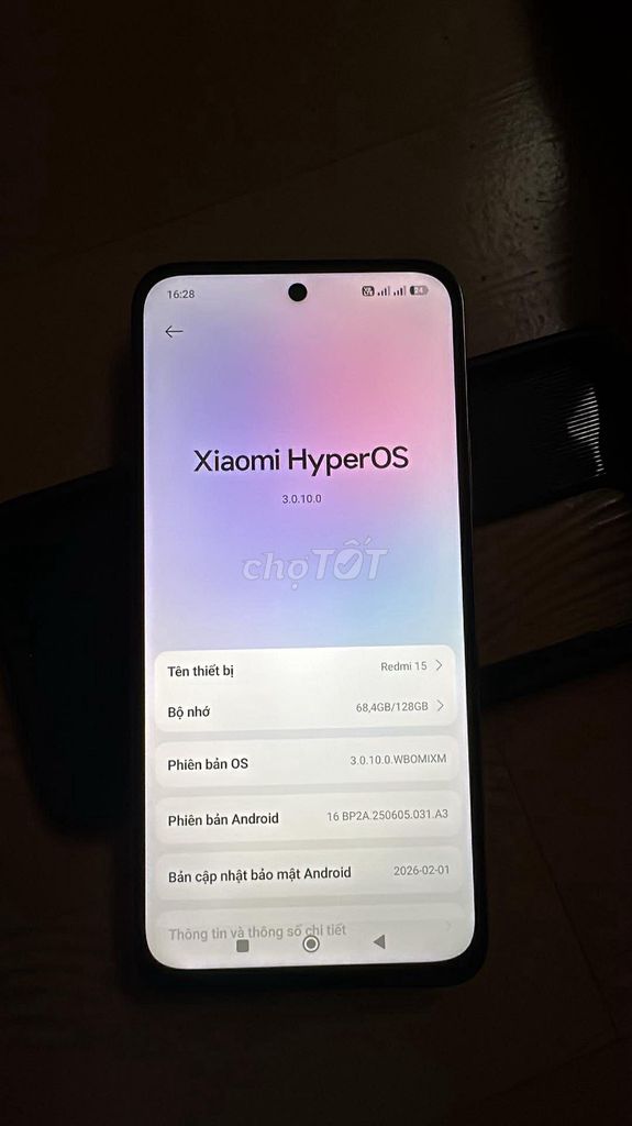 Xiaomi Redmi 15 Vàng đồng 128GB. Mua bán Điện thoại tại Quận Liên Chiểu Đà Nẵng được đăng bởi LD hình 1