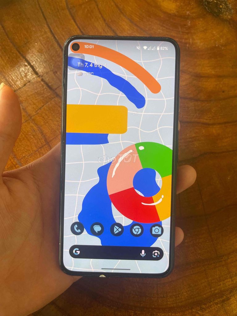 Google Pixel 5 Đen Đã sử dụng. Mua bán Điện thoại tại Thành phố Hòa Bình Hòa Bình được đăng bởi Nguyễn Thế Anh hình 1