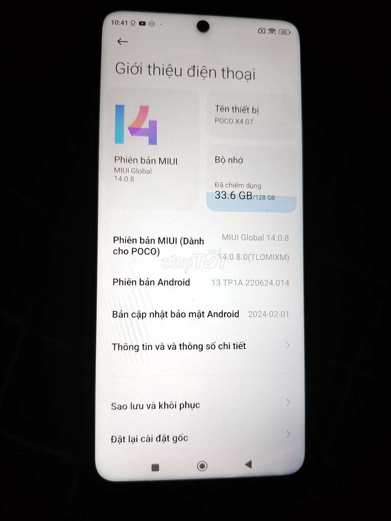 Xiaomi Redmi Note 11T Pro 128GB Xám. Mua bán Điện thoại tại Quận Bình Tân Tp Hồ Chí Minh được đăng bởi bin hình 1