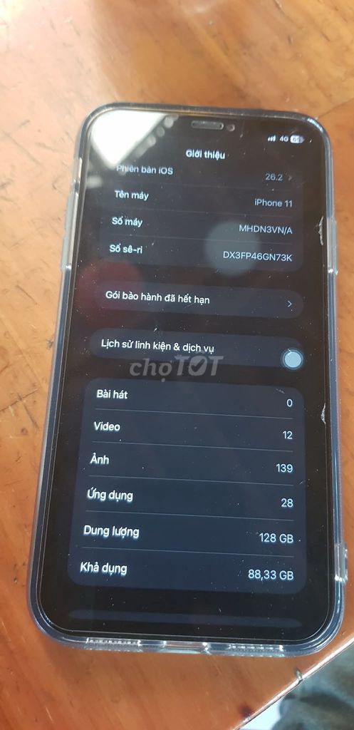 Apple iPhone 11 128GB Đã dùng. Mua bán Điện thoại tại Thị xã Điện Bàn Quảng Nam được đăng bởi lien hình 1
