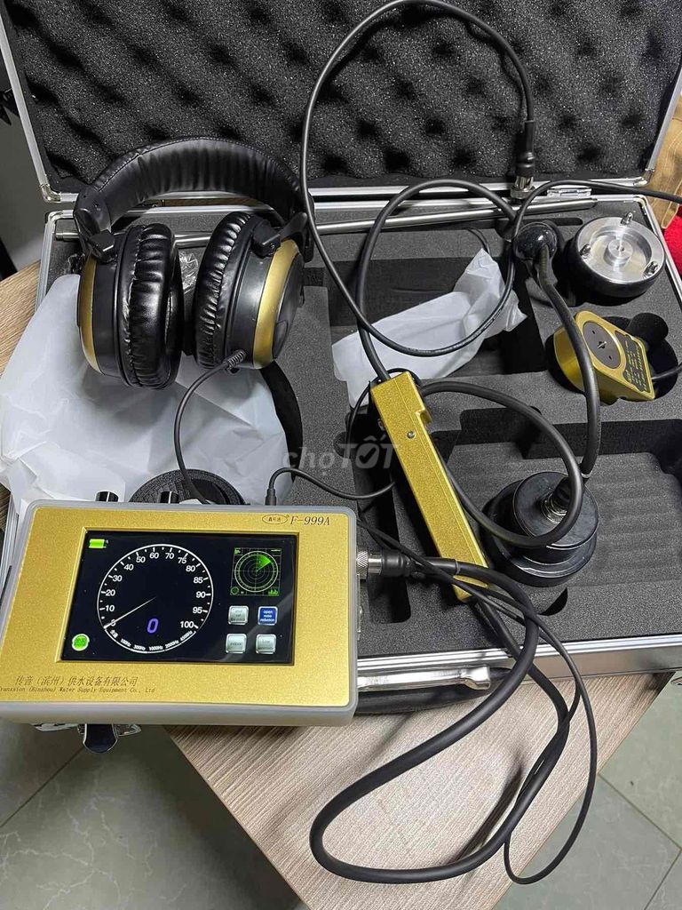 Máy dò rò rỉ nước F-999A Vàng, Đen Như mới. Mua bán Đồ chuyên dụng, Giống nuôi trồng tại Quận Bình Tân Tp Hồ Chí Minh được đăng bởi Thanh hình 1