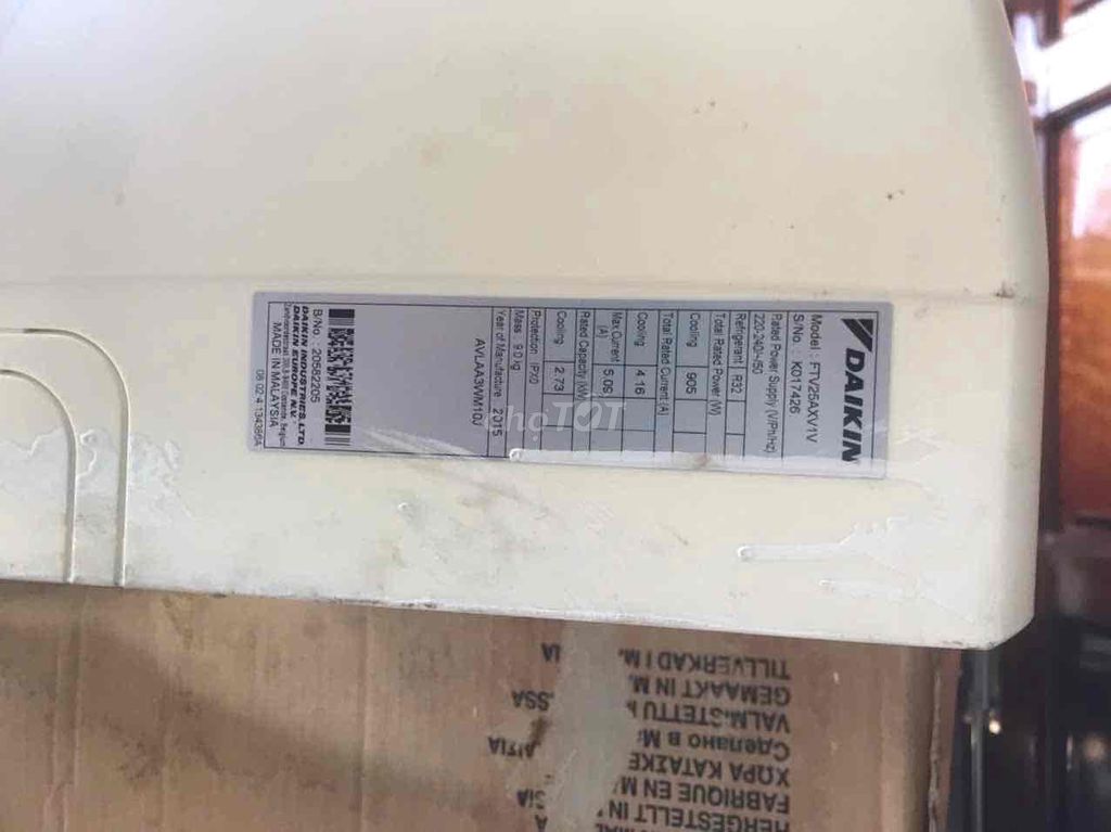 Điều hòa Daikin FTV25AXV1V 2015 Trắng. Mua bán Máy lạnh, điều hoà tại Quận Hải Châu Đà Nẵng được đăng bởi Mr Phúc hình 1