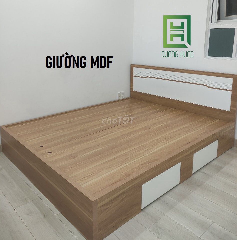 GIƯỜNG MDF-GIƯỜNG MDF=GIƯỜNG MDF=GIƯỜNG MDF$GIƯỜNG. Mua bán Giường, chăn ga gối nệm tại Quận 4 Tp Hồ Chí Minh được đăng bởi NỘI THẤT NHÀ XINH hình 1