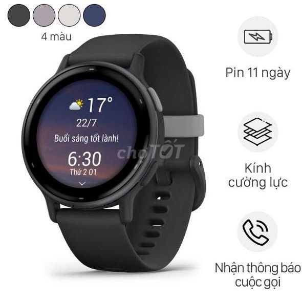 Garmin Vivoactive 5 Đen. Mua bán Thiết bị đeo thông minh tại Quận 5 Tp Hồ Chí Minh được đăng bởi Hội Đồ Điện Tử hình 1