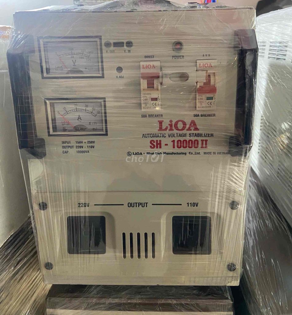 Ổn áp 10KVA sh LiOA- mẫu 2CB - dây đồng -thanh lý. Mua bán Đồ chuyên dụng, Giống nuôi trồng tại Quận 12 Tp Hồ Chí Minh được đăng bởi phuc huyen  hình 1