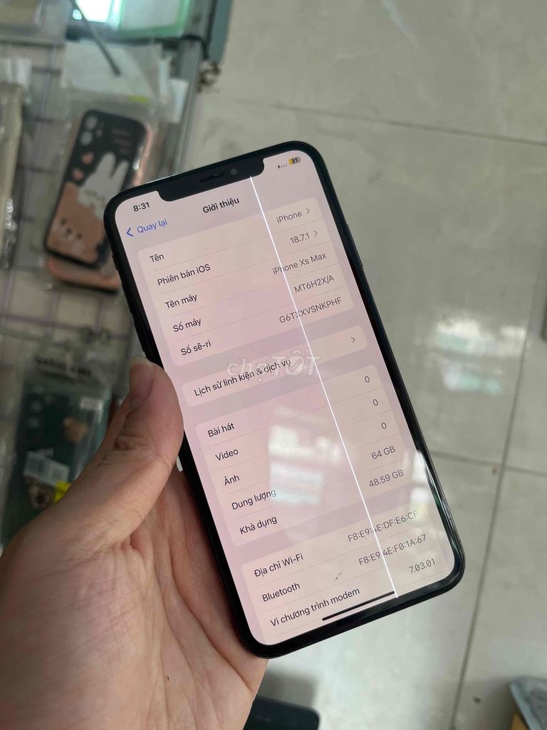 Apple iPhone Xs Max 64GB Đen Màn hình sọc. Mua bán Điện thoại tại Thành phố Thuận An Bình Dương được đăng bởi Bảo hình 1