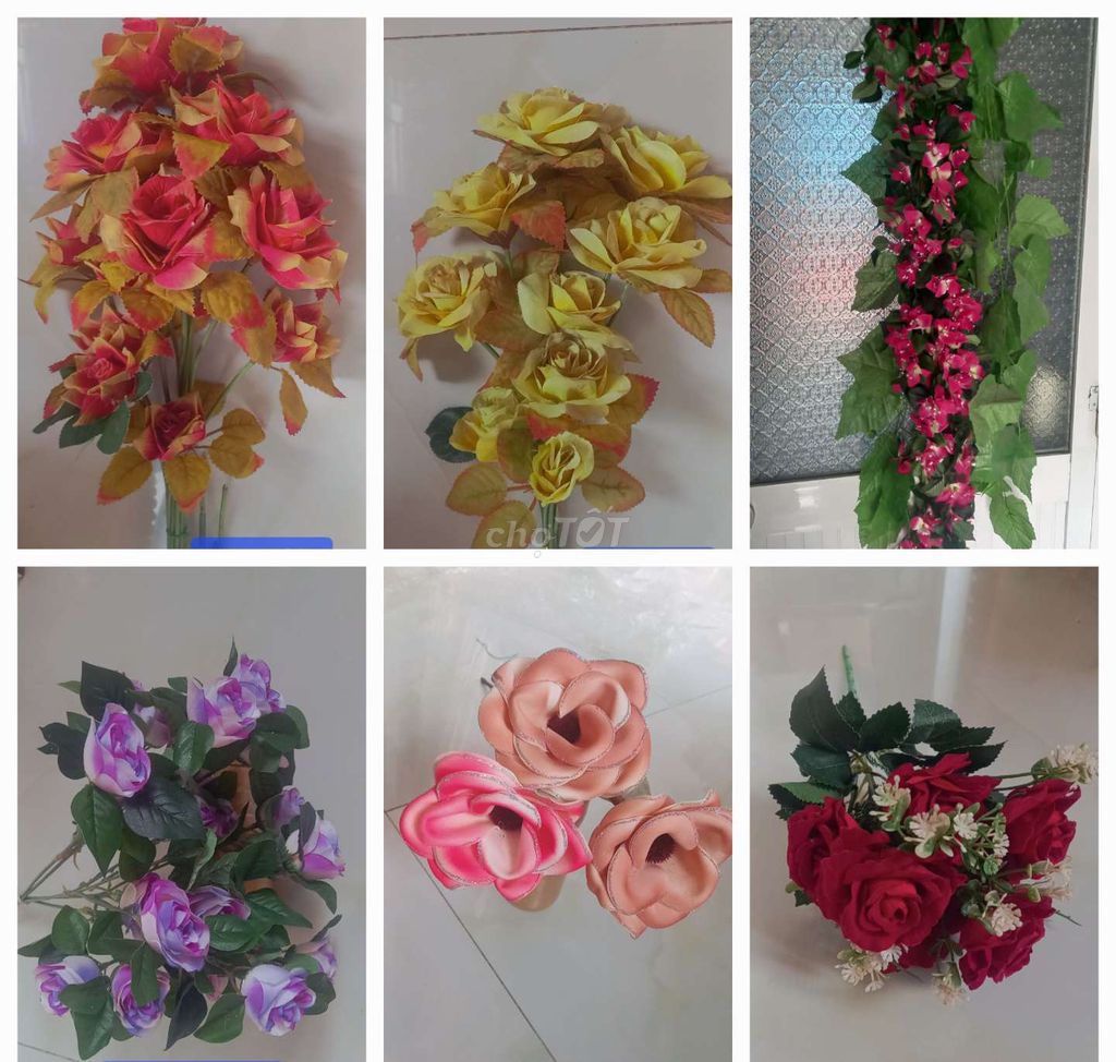 Thanh lý nhiều hoa vải, hoa lụa 0308-1158. Mua bán Cây cảnh, đồ trang trí tại Quận Bình Tân Tp Hồ Chí Minh được đăng bởi Thành Luân hình 1