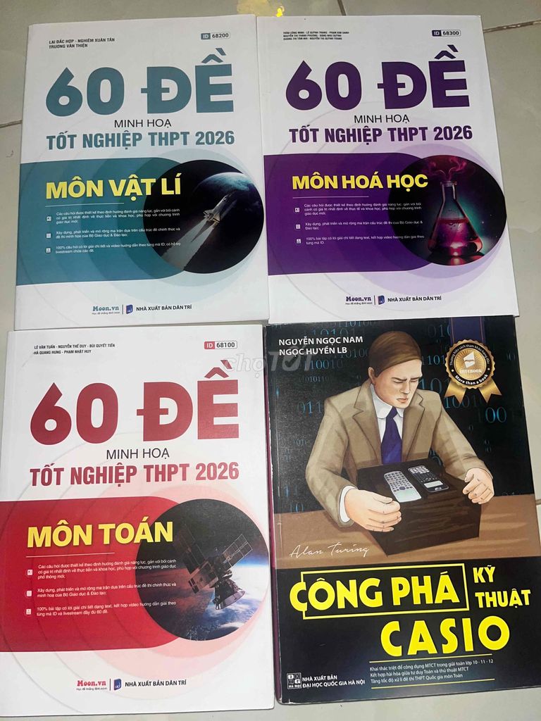 Sách Luyện thi A00 60 Đề Minh Họa THPT 2026. Mua bán Sách tại Thị xã Giá Rai Bạc Liêu được đăng bởi Liên Đăng Khôi hình 1