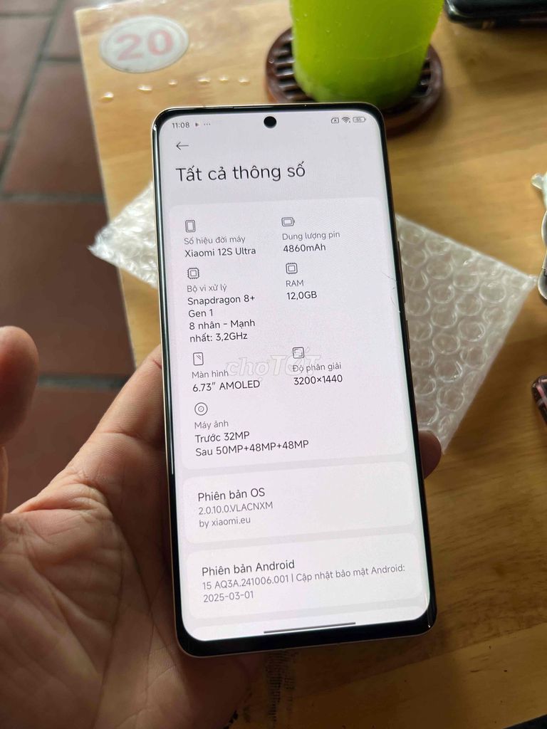 Xiaomi 12S Ultra 12GB/256GB Snapdragon 8+ Gen 1. Mua bán Điện thoại tại Huyện Hóc Môn Tp Hồ Chí Minh được đăng bởi Phạm Tuân hình 1