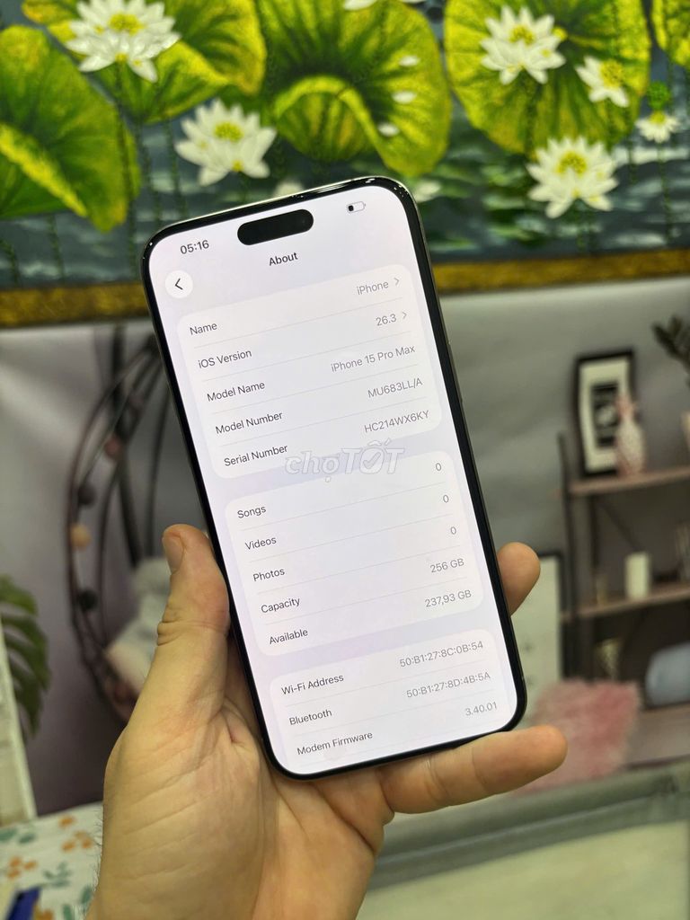 iPhone 15 Pro Max bản 256GB Titan Full Zin Full CN. Mua bán Điện thoại tại Quận Bắc Từ Liêm Hà Nội được đăng bởi Cửa hàng Bính Táo hình 1