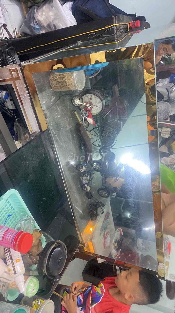Hồ cá 1m 50cm phụ kiện chân lọc tràn. Mua bán Phụ kiện, Thức ăn, Dịch vụ tại Quận 12 Tp Hồ Chí Minh được đăng bởi My Vũ Cherry hình 1