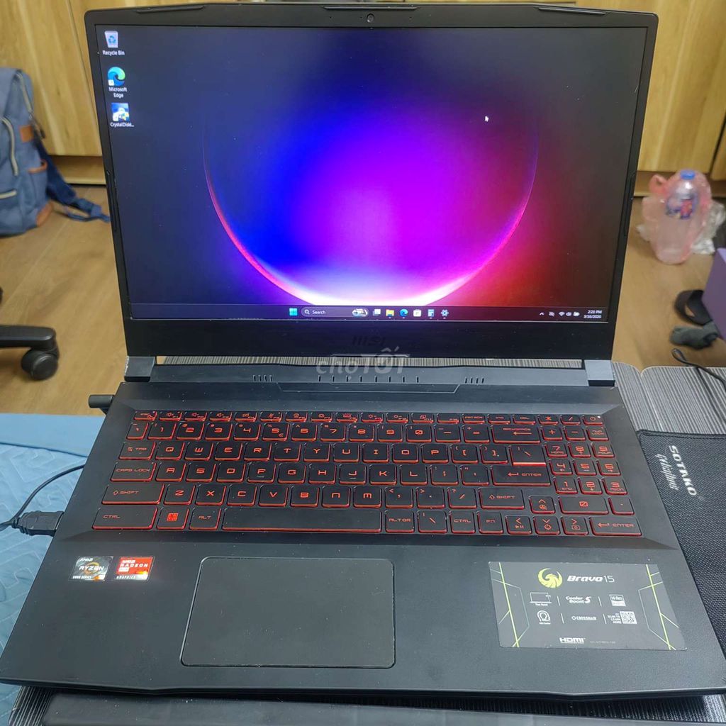 MSI Bravo 15 Ryzen 5 8GB/128GB. Mua bán Laptop tại Quận Long Biên Hà Nội được đăng bởi Trung Kiên hình 1