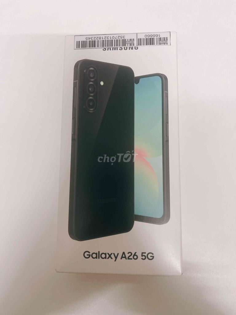 Samsung Galaxy A26 5G 128GB Đen Mới Full Seal. Mua bán Điện thoại tại Quận Phú Nhuận Tp Hồ Chí Minh được đăng bởi Lee Tana hình 1