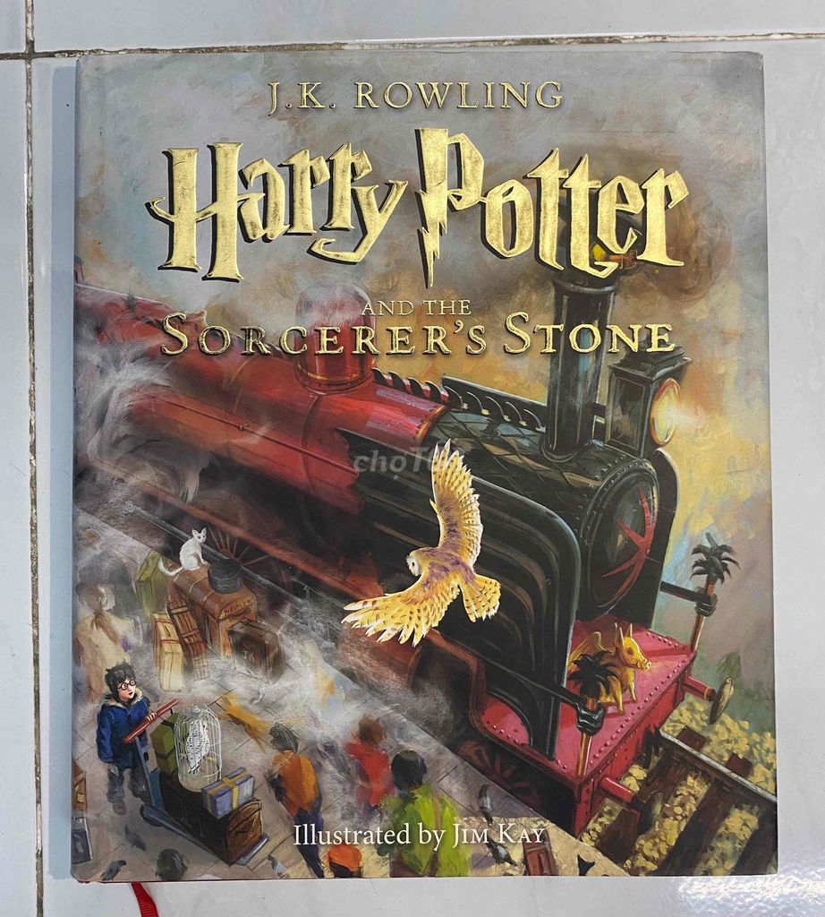 Harry Potter Và Hòn Đá Bản Tranh màu tiếng anh