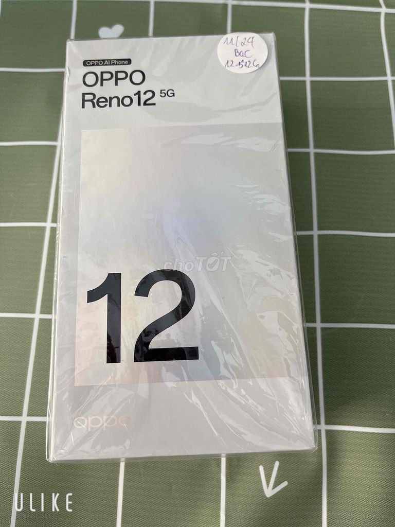 Oppo Reno12 5G ram12/512GB còn BH T12/2025