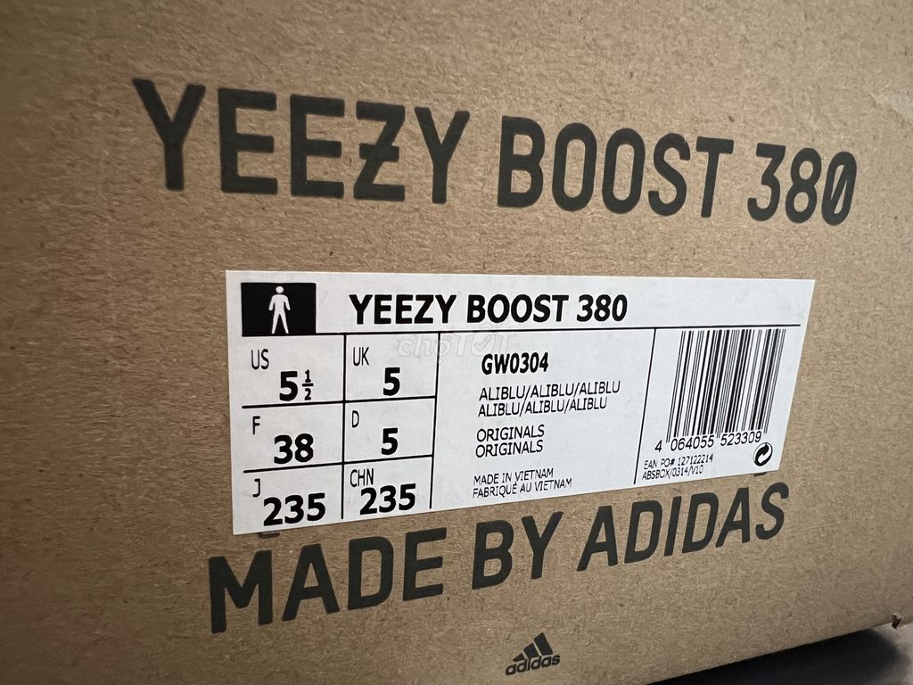 Adidas Yeezy Boost 380 chính hãng, new 100%