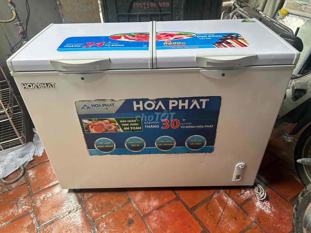 TỦ ĐÔNG HOÀ PHÁT 400lít .2 chế độ . máy zin 100%