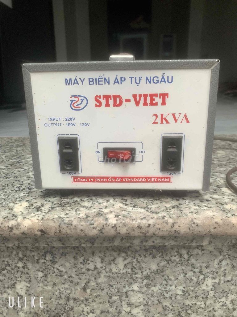 Ổn áp STD-VIET 2KVA 220V-100V/120V. Mua bán Nội thất, đồ gia dụng khác tại Huyện Mê Linh Hà Nội được đăng bởi Le Manh tuan hình 1