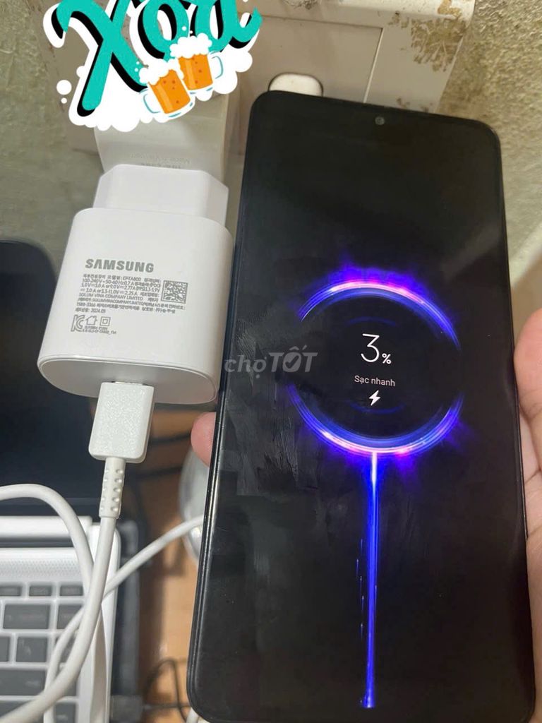 Bộ sạc Samsung 25W Trắng USB-C. Mua bán Phụ kiện (Màn hình, Chuột...) tại Quận Hoàng Mai Hà Nội được đăng bởi Mr Vương hình 1