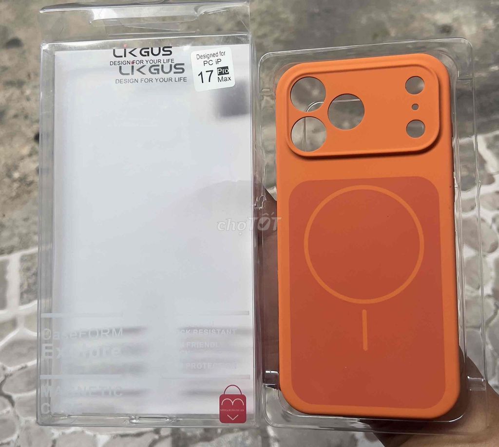 Ốp lưng LIKGUS iPhone 17 Pro Max Silicone Cam. Mua bán Phụ kiện (Màn hình, Chuột...) tại Quận 8 Tp Hồ Chí Minh được đăng bởi Philipky hình 1