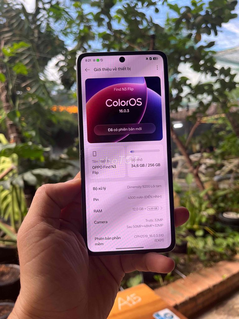 OPPO Find N3 Flip Dimensity 9200 12GB/256GB. Mua bán Điện thoại tại Quận Gò Vấp Tp Hồ Chí Minh được đăng bởi HQ1986 Thanh Lý Cầm Đồ hình 1