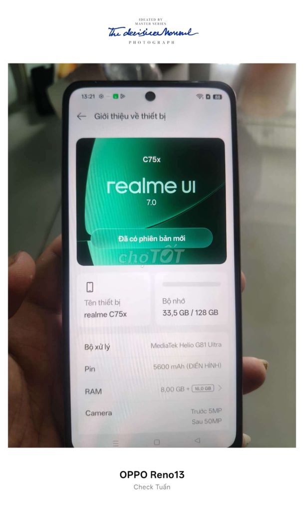 Realme C75x 8GB/128GB Hồng. Mua bán Điện thoại tại Thành phố Biên Hòa Đồng Nai được đăng bởi tuấn  hình 1