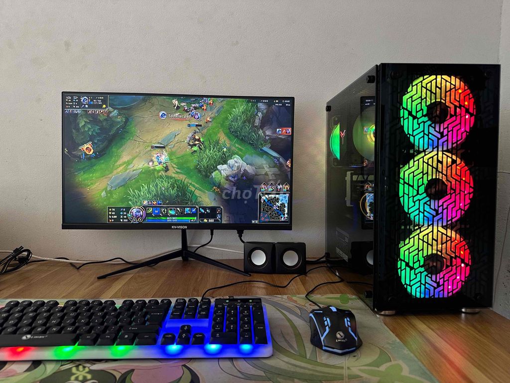 Full bộ máy tính Core i5 ram 8GB GTX 1050 24 inch. Mua bán Máy tính để bàn tại Huyện Thuỷ Nguyên Hải Phòng được đăng bởi PC Thông Thái hình 1