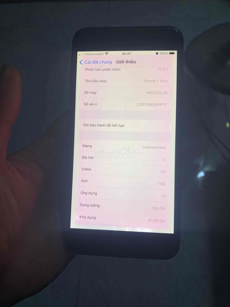 Apple iPhone 7 Plus 128GB Đen. Mua bán Điện thoại tại Huyện Xuân Lộc Đồng Nai được đăng bởi Long hình 1