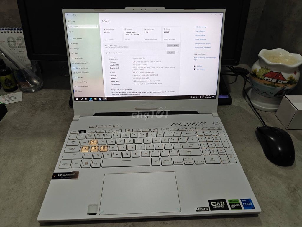 Asus TUF F15 fx507z I7-12700H 16GB/512GB Like New. Mua bán Laptop tại Quận 5 Tp Hồ Chí Minh được đăng bởi Hội Đồ Điện Tử hình 1