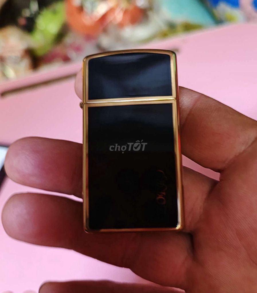 Bật lửa Zorro Mini Đồng Vàng đen. Mua bán Đồ sưu tầm, đồ cổ tại Quận 5 Tp Hồ Chí Minh được đăng bởi Anh long hình 1