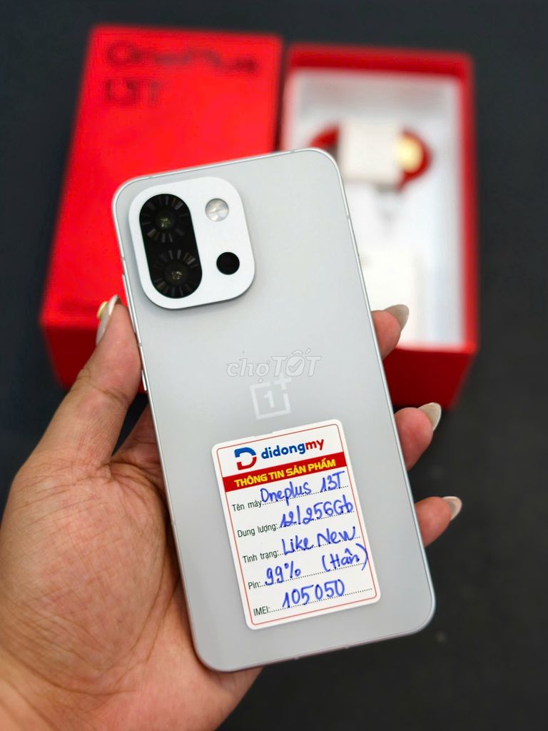 OnePlus 13T 12GB/256GB Bạc Like New 99% Fullbox. Mua bán Điện thoại tại Quận 10 Tp Hồ Chí Minh được đăng bởi Di Động Mỹ hình 1