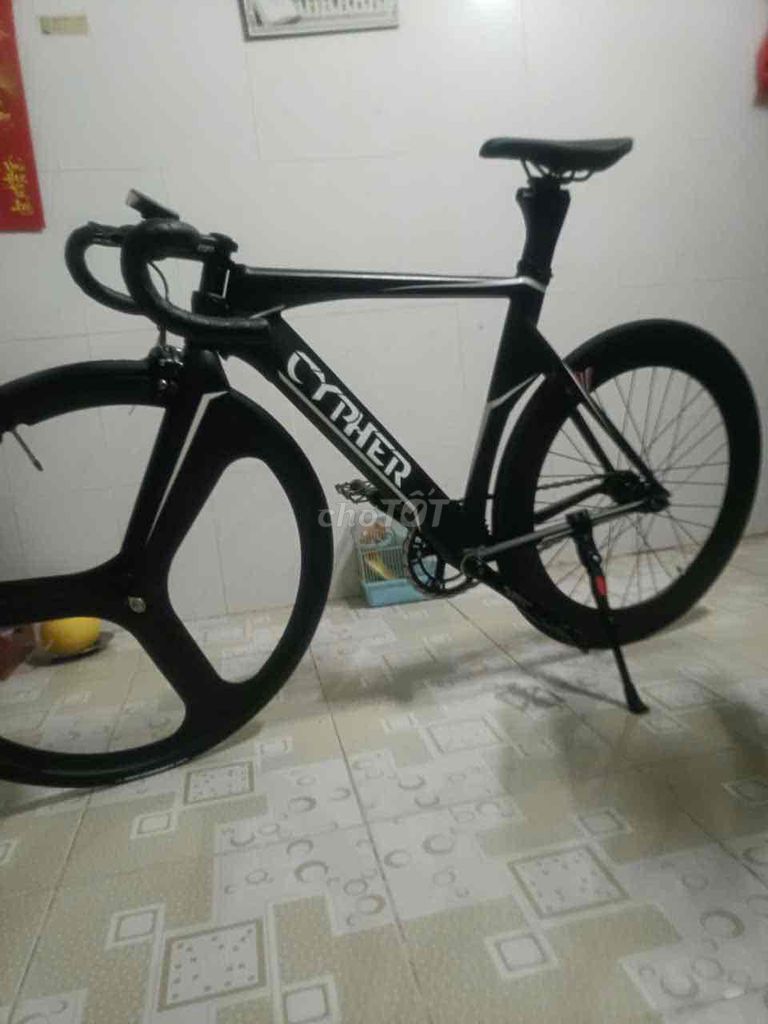 Xe đạp CYPHER Đen Đã qua sử dụng. Mua bán Xe đạp tại Thành phố Mỹ Tho Tiền Giang được đăng bởi Trần khánh duy hình 2