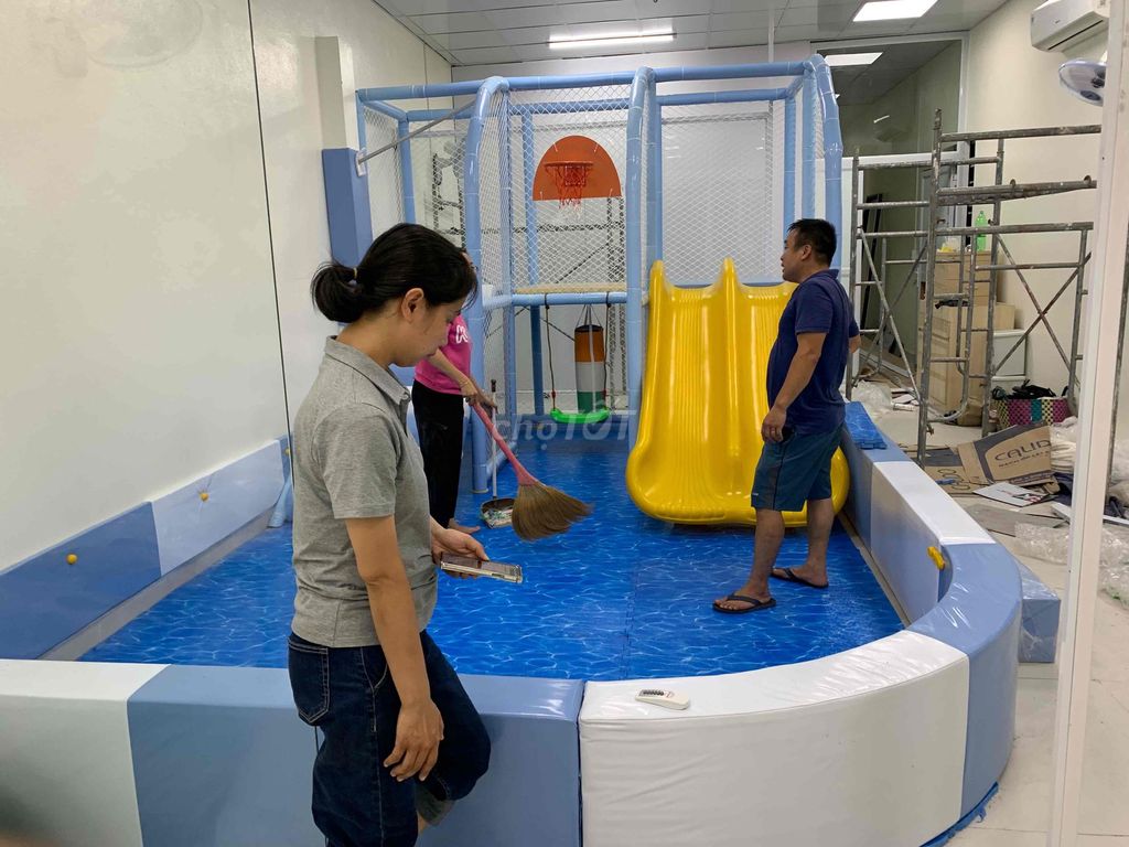 Khu vui chơi trẻ em Nhựa Kim loại. Mua bán Mẹ và bé tại Huyện Thanh Trì Hà Nội được đăng bởi NhaPhanPhoiChinhThuong hình 1