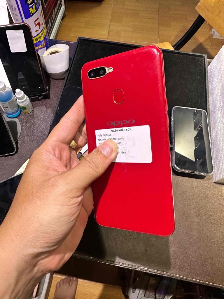 Oppo A5s 3GB/32GB Đỏ full chuc nang. Mua bán Điện thoại tại Thành phố Thủ Đức Tp Hồ Chí Minh được đăng bởi Minh Sang Store Góp Bao Nợ Xấu hình 1