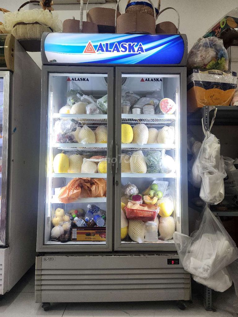 Tủ mát Alaska SL-12CI Cửa kính 2 cánh Xám. Mua bán Tủ lạnh tại Quận 11 Tp Hồ Chí Minh được đăng bởi Châu  hình 1