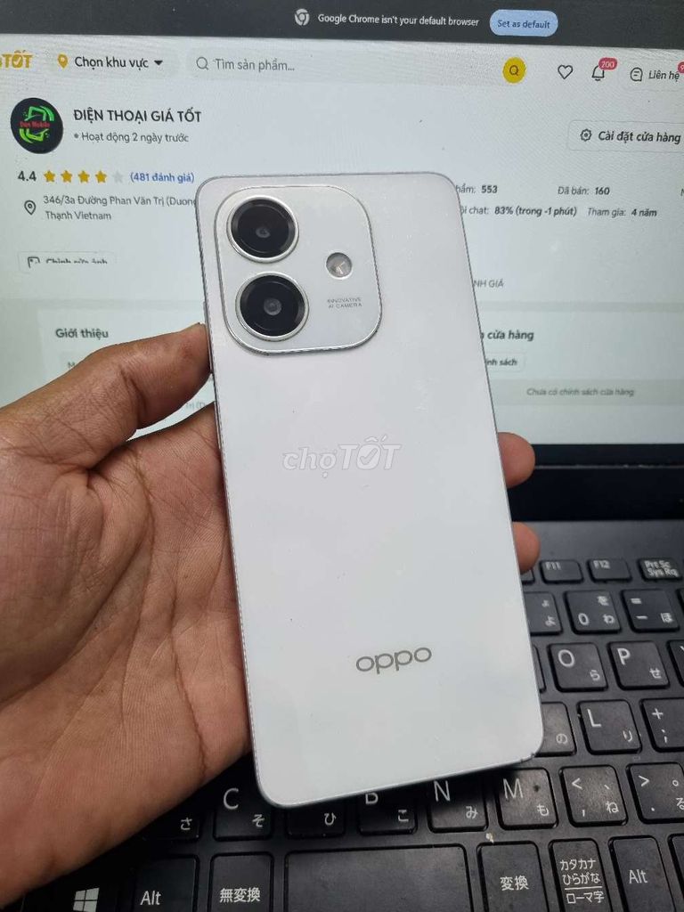 OPPO A3X 6GB.128GB PIN 5100 SNAP 6S GEN 1 ZIN ĐẸP. Mua bán Điện thoại tại Quận Bình Thạnh Tp Hồ Chí Minh được đăng bởi Dân Mobile hình 1