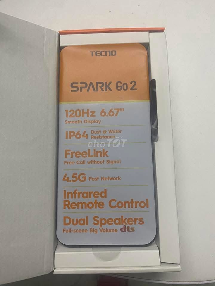 Tecno Spark Go 2 8GB/64GB. Mua bán Điện thoại tại Quận Gò Vấp Tp Hồ Chí Minh được đăng bởi Hội Đồ Điện Tử hình 1