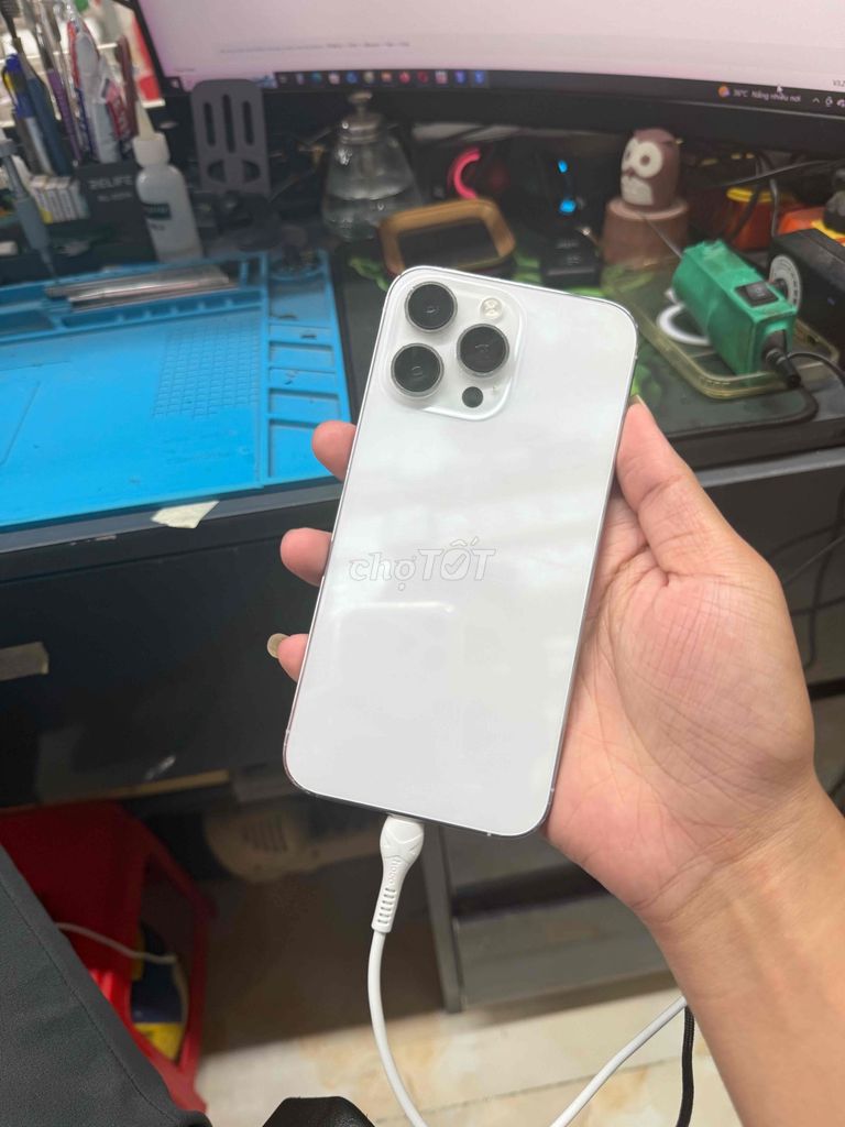 Apple iPhone 14 Pro Max 128GB Bạc. Mua bán Điện thoại tại Huyện Cờ Đỏ Cần Thơ được đăng bởi Anh Vinh hình 1