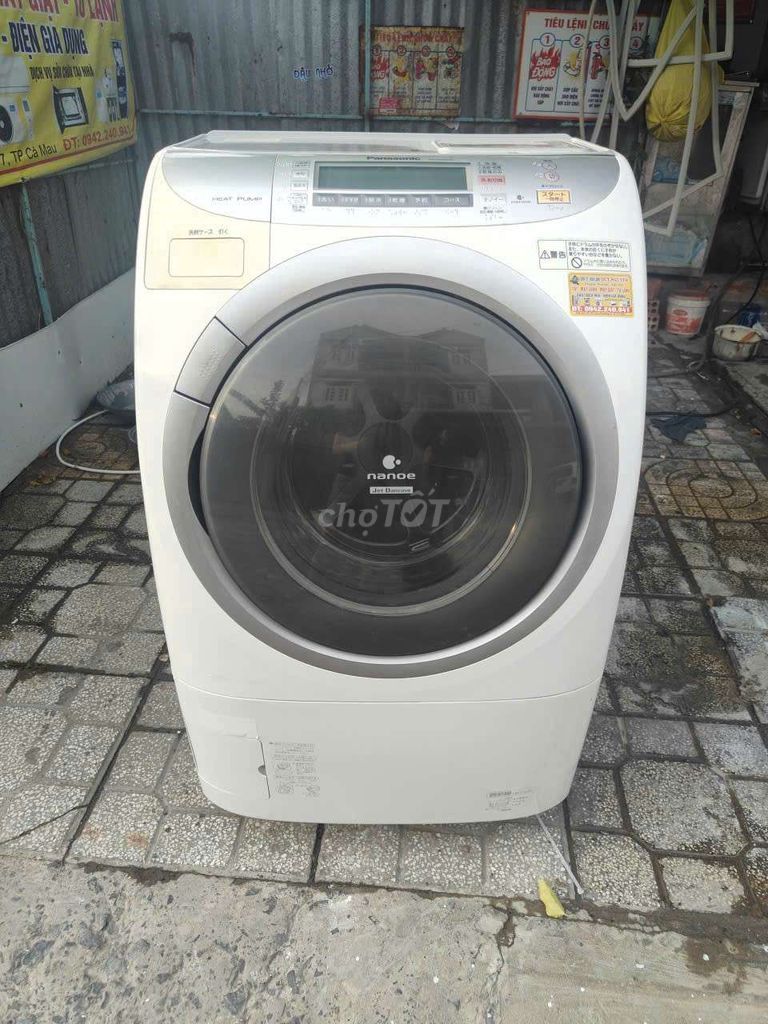 Máy giặt sấy Panasonic NA-VR5500 9kg Nhật Bản cũ. Mua bán Máy giặt tại Thành phố Cà Mau Cà Mau được đăng bởi Duy Nguyễn hình 1