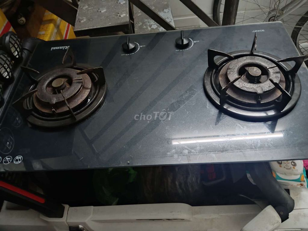 Bếp ga Rinnai Đen Kính cường lực Hư cục đánh lửa. Mua bán Bếp, lò, đồ điện nhà bếp tại Quận 12 Tp Hồ Chí Minh được đăng bởi Dung hình 1