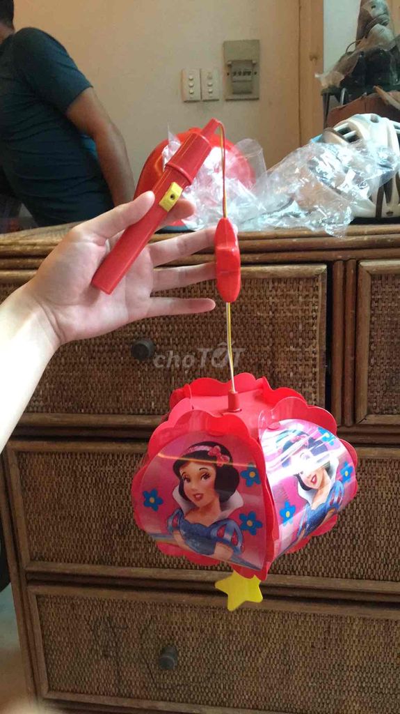 Đèn lồng Bạch Tuyết Power Rangers Đỏ Vàng