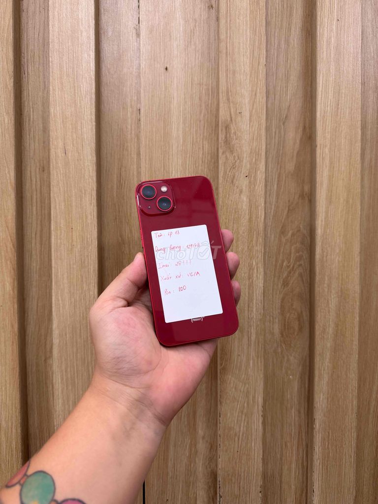 Apple iPhone 13 128GB Đỏ Nguyên bản. Mua bán Điện thoại tại Quận Đống Đa Hà Nội được đăng bởi  HT Mobie Trả góp nợ xáu bao duyệt hình 1