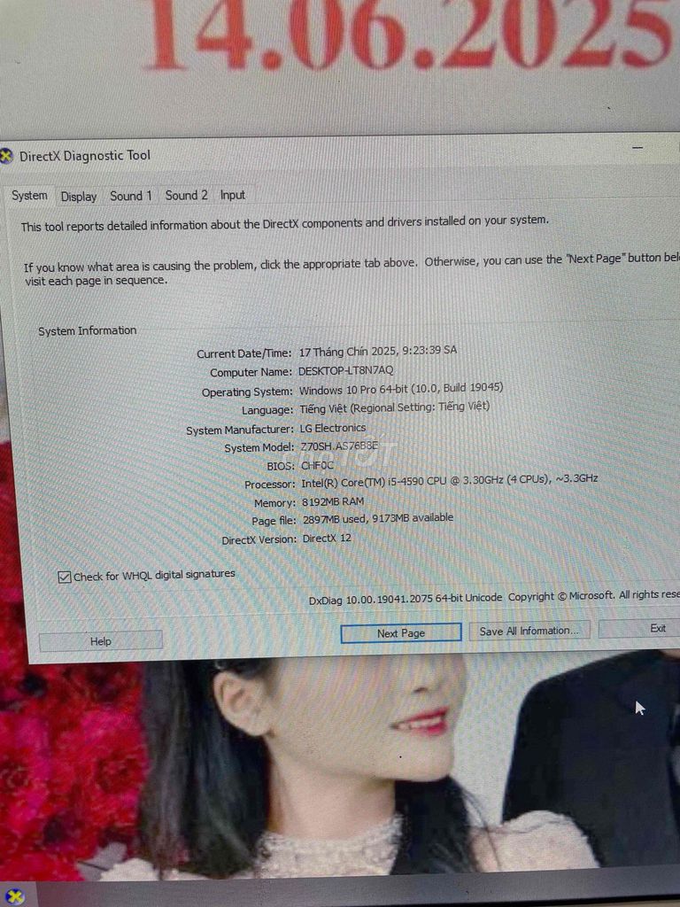 LG Z70SH i5-4590 8GB GTX 750 Ti. Mua bán Máy tính để bàn tại Quận 12 Tp Hồ Chí Minh được đăng bởi hong hình 1
