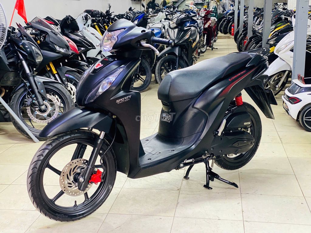 XE MÁY THỊNH PHÁT - HONDA VISION 110 ĐEN NHÁM LƯỚT. Mua bán Xe máy tại Quận Bắc Từ Liêm Hà Nội được đăng bởi XE MÁY THỊNH PHÁT XE LƯỚT GIÁ RẺ hình 5