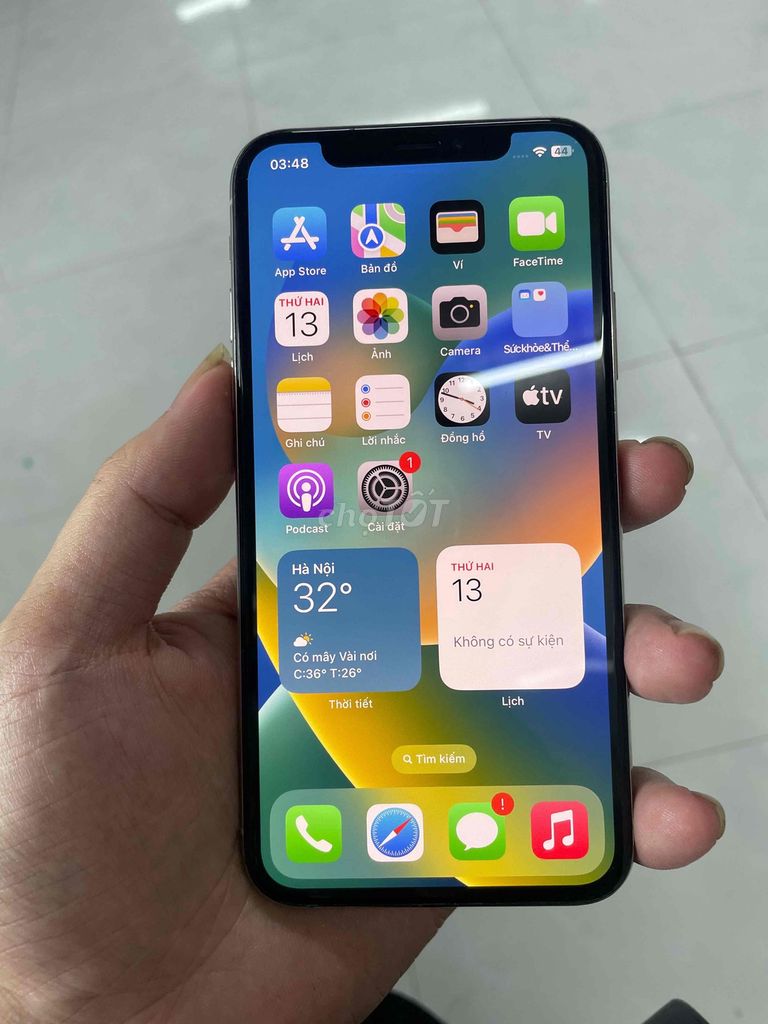 Apple iPhone X 64GB Bạc. Mua bán Điện thoại tại Thị xã Hương Trà Thừa Thiên Huế được đăng bởi Hoàng nam hai hình 1